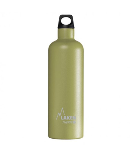 Garrafa térmica em aço inoxidável 18/8 - 0,75L - Kaki