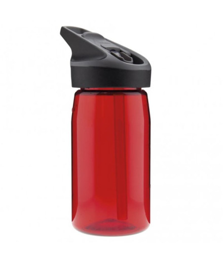 Garrafa Tritan 0,45 L. tampão Vermelho Jannu