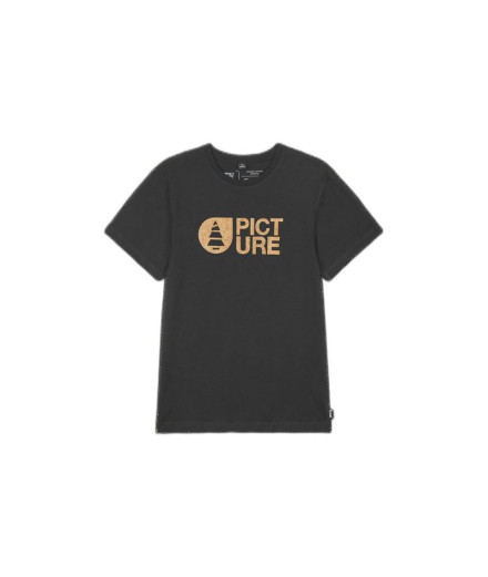 Camisola Picture Basement Cork T-Shirt Preto Homem