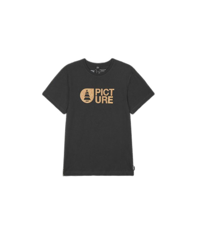 Camisola Picture Basement Cork T-Shirt Preto Homem