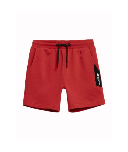 Calças 4F Calções Cas M049 Rapaz Vermelho