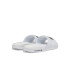 Flip Flops Lacoste Croco Dualiste Synthetic Logo Strap Women's White