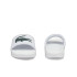 Flip Flops Lacoste Croco Dualiste Synthetic Logo Strap Women's White