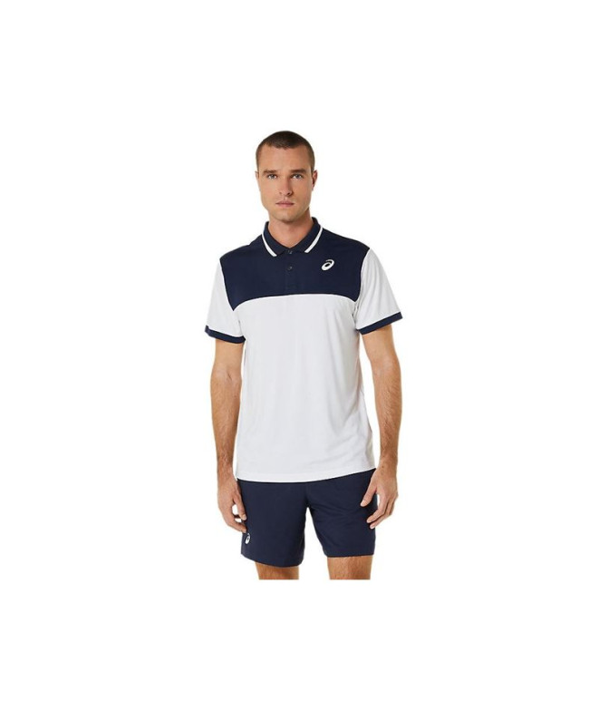 Polo por Tênis ASICS Court Homem Branco
