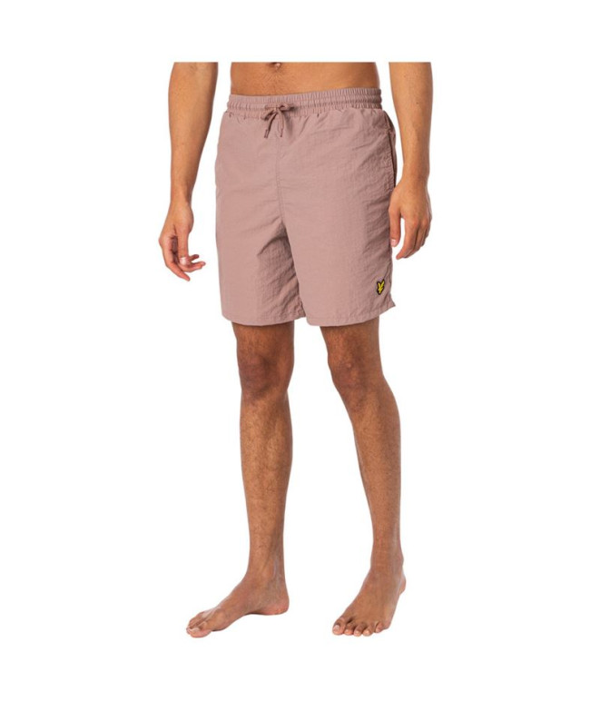 Fato de banho Lyle & Scott V1 Plain Homem Rosa...