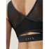Soutien desportivo Born Living Yoga Raw Preto Mulher