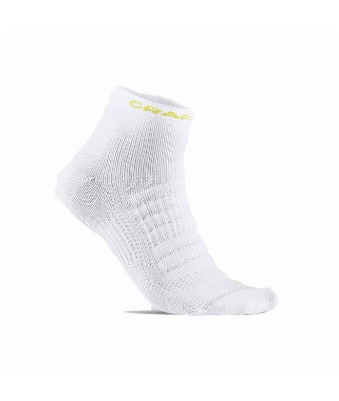 Meias Running por Craft Adv Dry Mid Branco