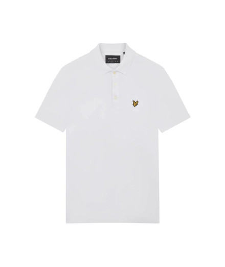 Camisa pólo Lyle & Scott V1-Plain para homem Branco