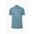 Camisa pólo masculina Lyle & Scott V1-Plain Azul