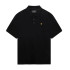 Polo Lyle & Scott V1-Plain para homem Preto