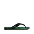 Flip Flops Havaianas Brasil Fresh Men's Preto/Preto/Folha Verde