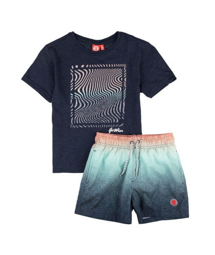 Conjunto Go & Win Aztec Boy Navy