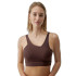 Soutien desportivo Born Living Yoga Jin Cacao Mulher