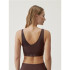 Soutien desportivo Born Living Yoga Jin Cacao Mulher