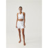 Born Living Yoga Calças Bikila Branco Mulher