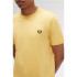 T-Shirt Fred Perry Ringer para homem Amarelo
