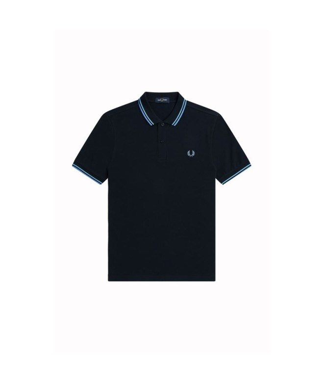 Polo Fred Perry com duas pontas para homem,...