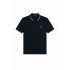 Polo Fred Perry com duas pontas para homem, azul-marinho