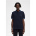 Polo Fred Perry com duas pontas para homem, azul-marinho