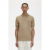 Polo Fred Perry Twin Tipped Castanho para homem