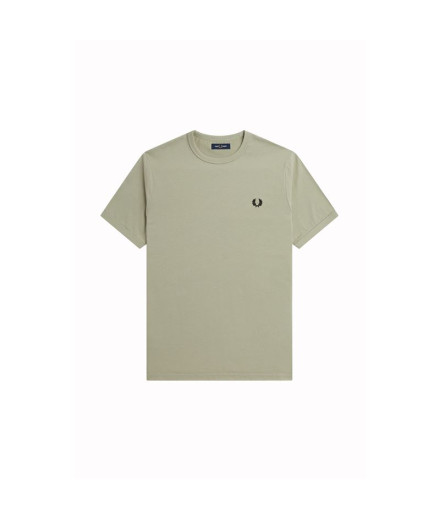 T-Shirt Fred Perry Ringer para homem Verde