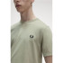 T-Shirt Fred Perry Ringer para homem Verde