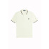 Fred Perry Camisola pólo bege com duas pontas para homem