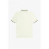 Fred Perry Camisola pólo bege com duas pontas para homem