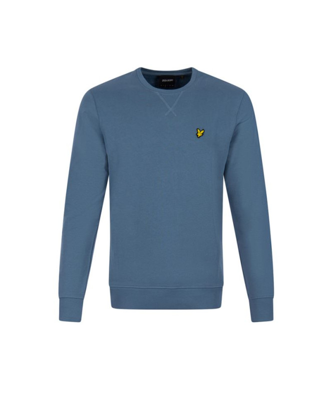 Moletom Lyle & Scott V1-Crew Neck Homem Azul