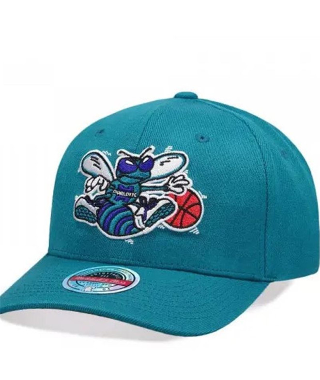 Boné Mitchell & Ness Charlotte Hornets Teal