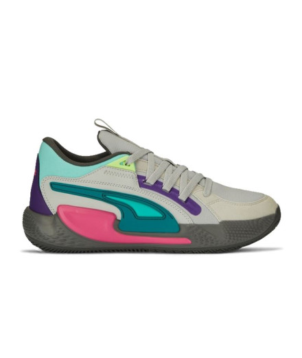 Puma Court Basketball Shoes Rider Chaos Da White