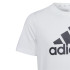 camiseta Casual adidas from Essentials Algodão com logótipo grande infantil