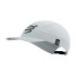 Boné Running leve Compressport 5 Panel Branco