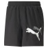 Calças Puma Ess+ Logo Power Cat Preto