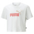 Camisola com logótipo Puma Girls Cropped T-Shirt Menina Branco