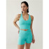 Born Living Yoga Seia Capri Shorts Mulher Azul