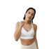 Soutien de desporto Born Living Yoga Layna Light Stone/White Feminino