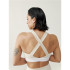 Soutien de desporto Born Living Yoga Layna Light Stone/White Feminino