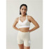 Soutien de desporto Born Living Yoga Layna Light Stone/White Feminino