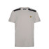T-shirt Lyle & Scott Sp1-Shoulder Branded Pebble Marl para homem