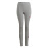 Leggings para rapariga Corte justo Cintura elástica 93% algodão adidas