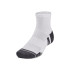 Meias Fitness Under Armour por Performance Tech 3Pk Qtr Branco
