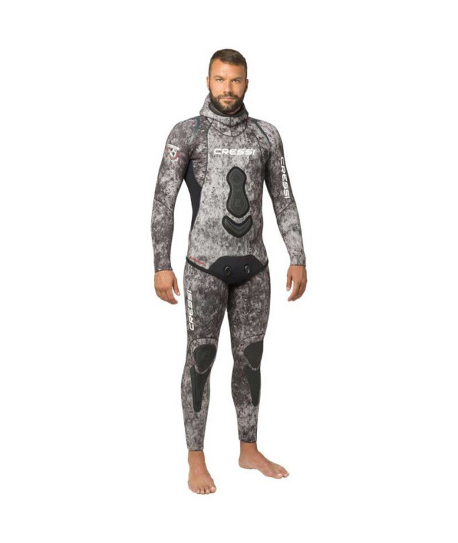 Neoprene Cressi Apnea Camuflagem 3.5mm S/2