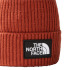 Chapéu de montanha The North Face Logo Box Pom castanho