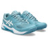Sapatilhas de ténis ASICS Gel-Dedicate 8 Clay Cinza Azul/Branco para mulher