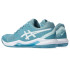 Sapatilhas de ténis ASICS Gel-Dedicate 8 Clay Cinza Azul/Branco para mulher