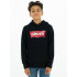 Casaco com capuz Levi's Batwing Screenprint Preto Rapazes