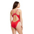 Fato de banho Zoggs Wire Masterback para mulher Vermelho