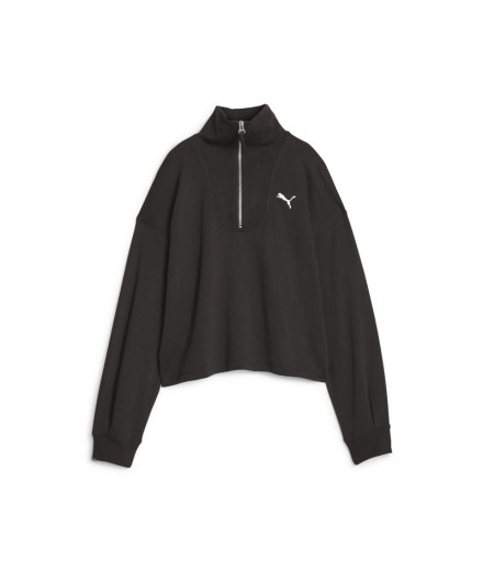 Moletom Puma Her High-Neck Hz Mulher Preto