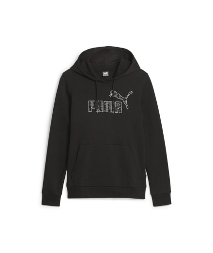 Sweatshirt Puma Ess+ Animal para mulher Preto